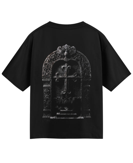 Black Oversized T-shirt Back Design