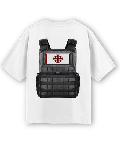 White Oversized T-shirt Back Design