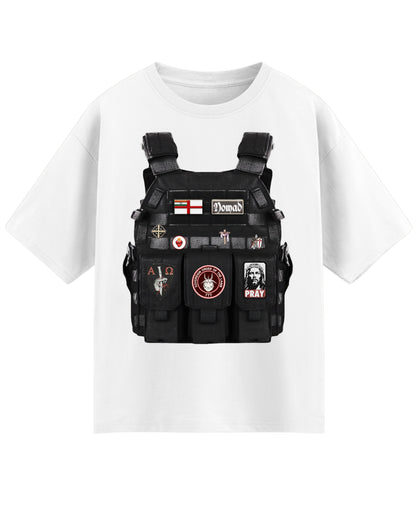 White Oversized T-shirt Front Design
