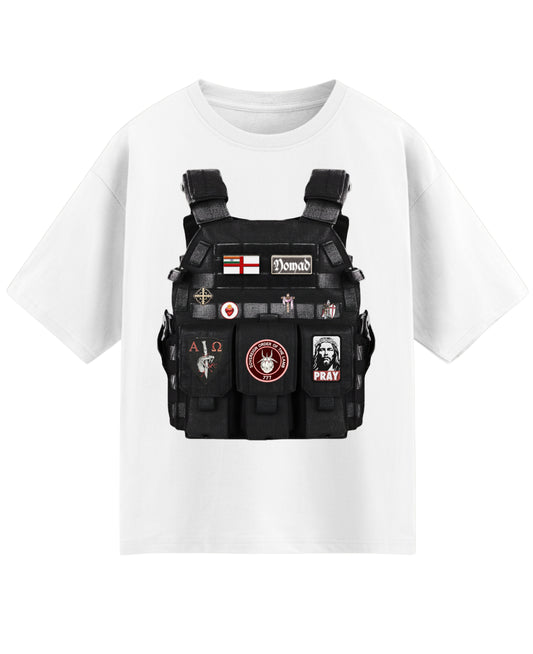White Oversized T-shirt Front Design